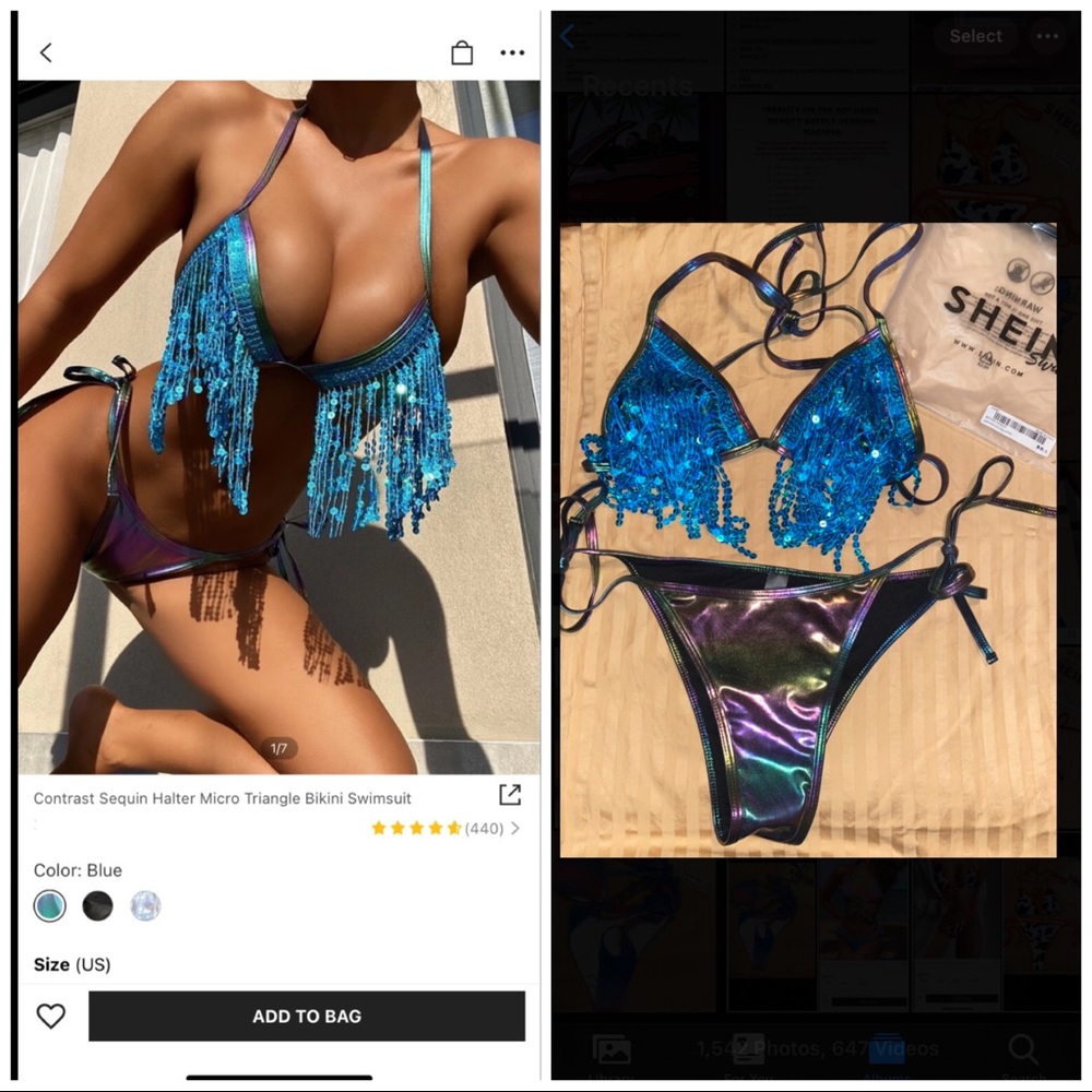 Brand new sequin bikini